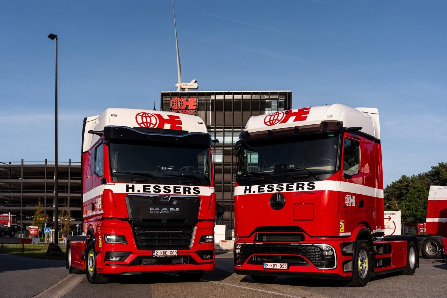 H.Essers receives 20 electric trucks from MAN and Mercedes-Benz Trucks