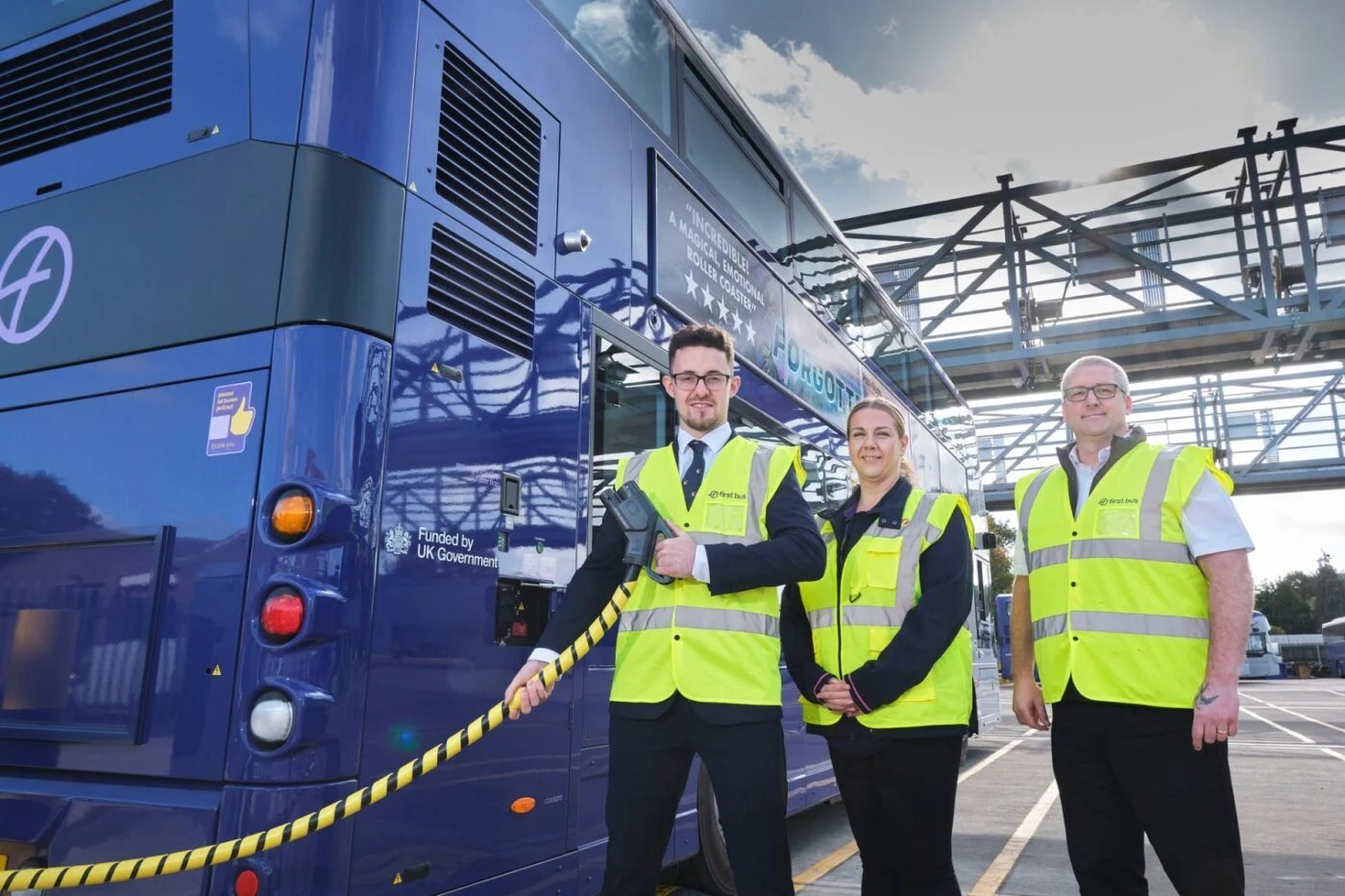 First Bus Norfolk fleet reaches 100 electric buses