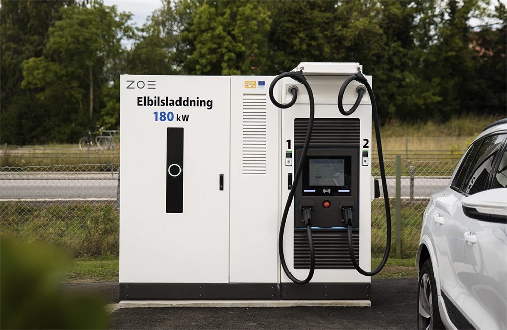 Emaldo opens DC fast charging site in Rockneby with solar and battery storage