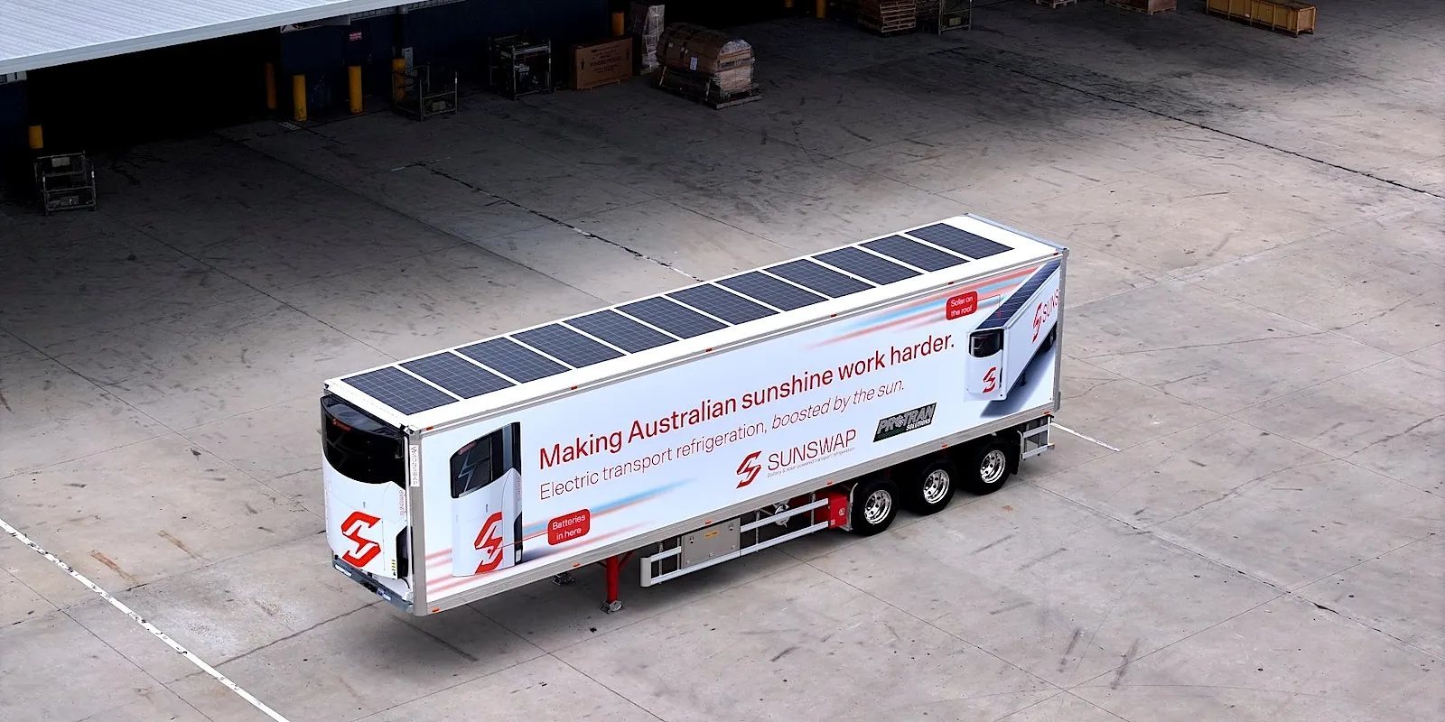 First customer takes delivery of solar-powered electric trailer refrigeration unit in Australia