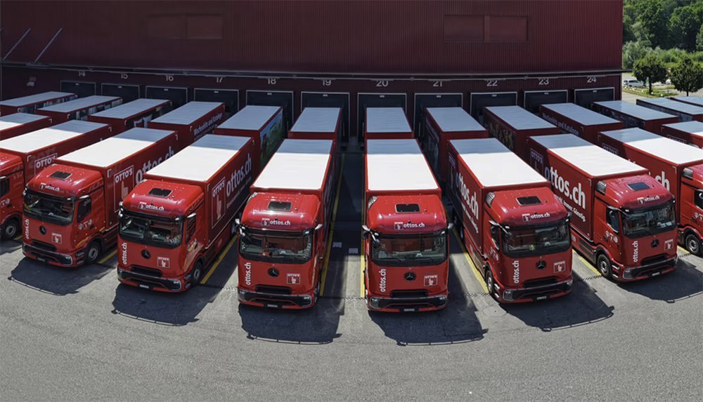 Otto’s begins replacing its truck fleet with 22 Mercedes-Benz eActros 600 electric trucks