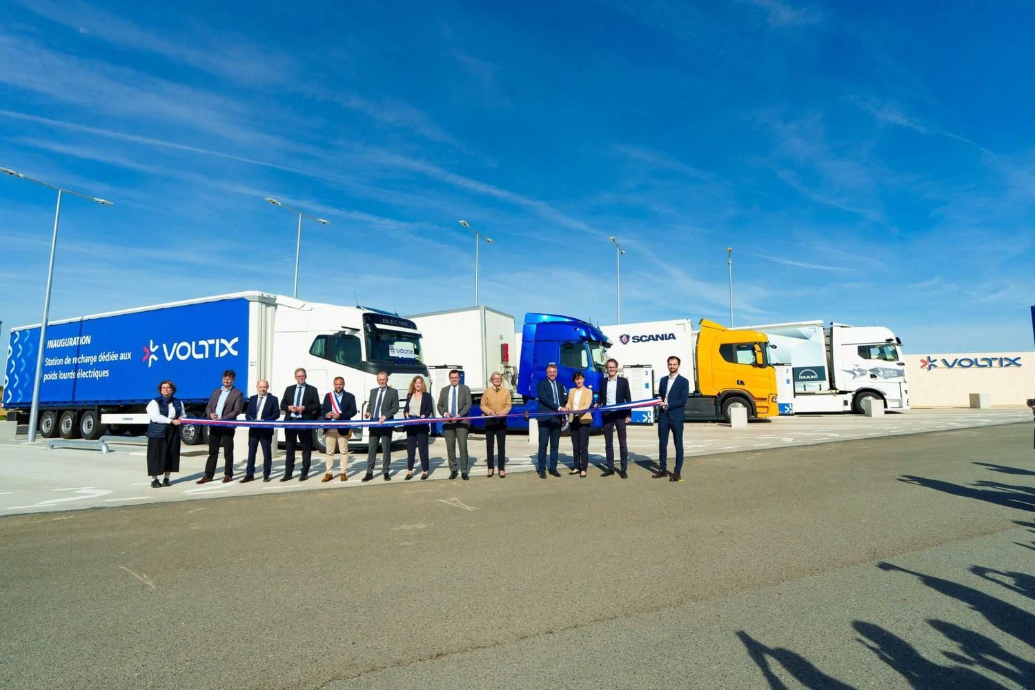 Voltix opens electric truck charging station in Vierzon, France