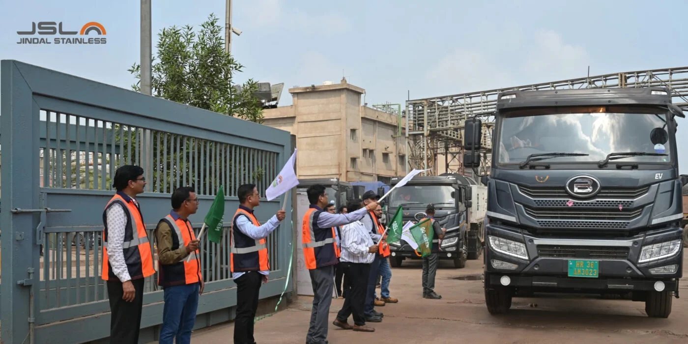Jindal Stainless adds 10 electric heavy-duty trucks to its fleet