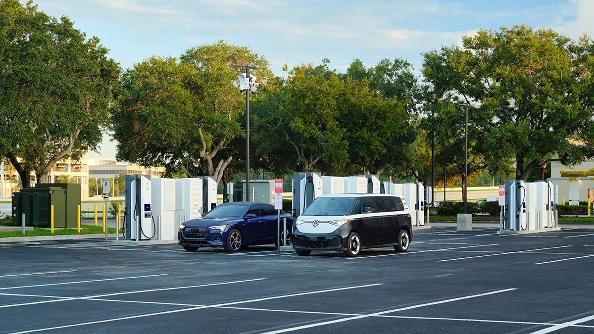 Electrify America opens its largest EV charging station in Orlando