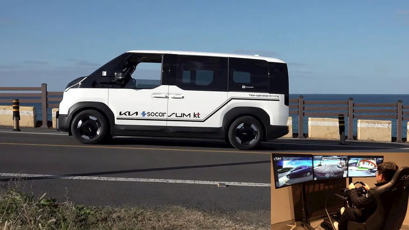Kia launches remote car-sharing service in Korea using PV5 electric van
