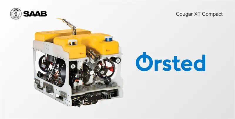 Ørsted expands offshore wind ROV fleet with third Saab electric subsea robot