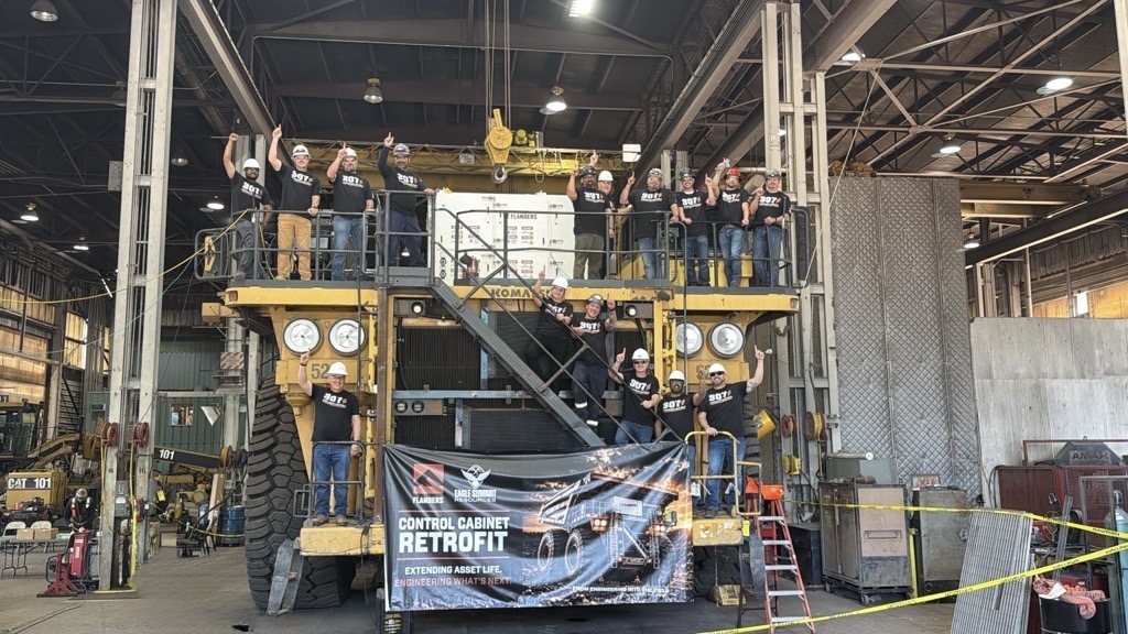 FLANDERS installs hybrid-electric control cabinet on Komatsu 930E at Belle Ayr mine