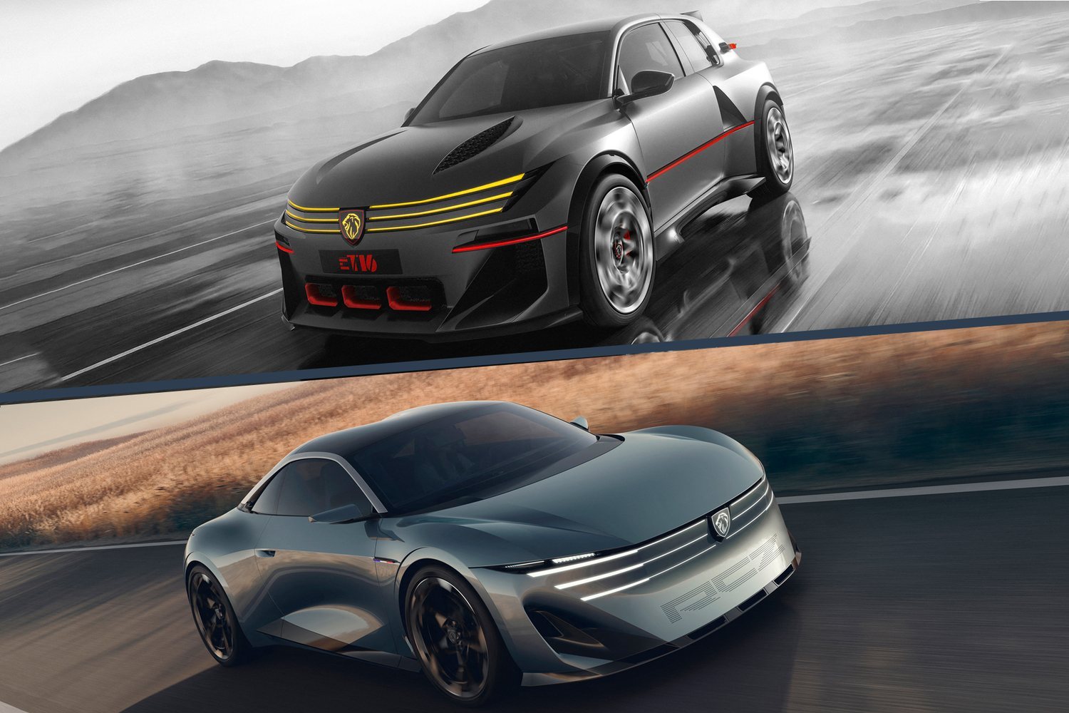 Peugeot presents two electric concept vehicles at the Paris Motor Show