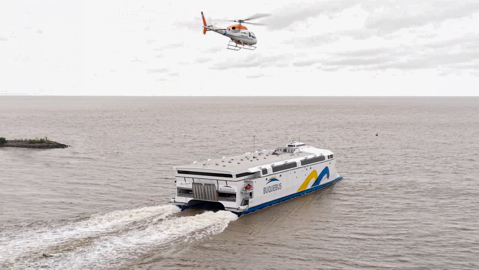 Battery-electric ferry China Zorrilla enters service between Buenos Aires and Colonia