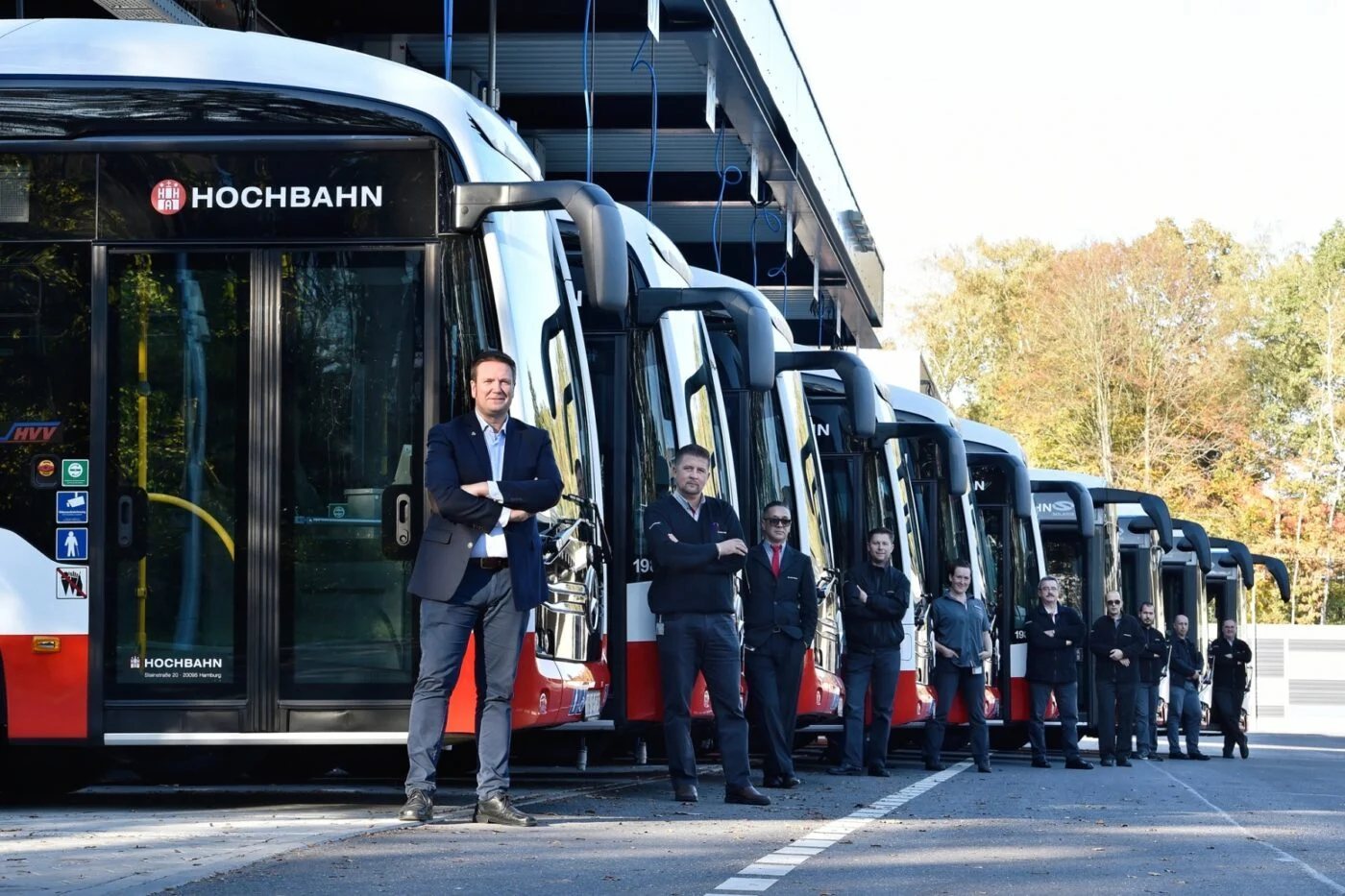 Hamburger Hochbahn begins trial operations at electric bus depot in Hamburg