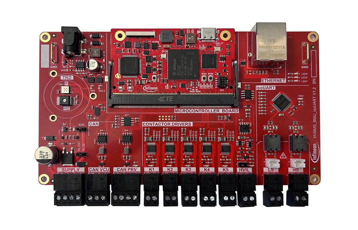Infineon introduces high-voltage BMS reference design based on AURIX TC4x