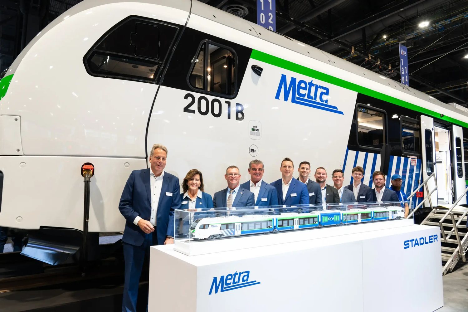 Metra displays battery-powered train ahead of 2028 service