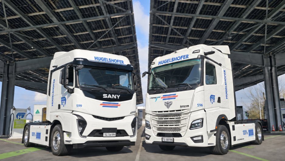 Hugelshofer adds Sany and SuperPanther electric trucks to Swiss fleet