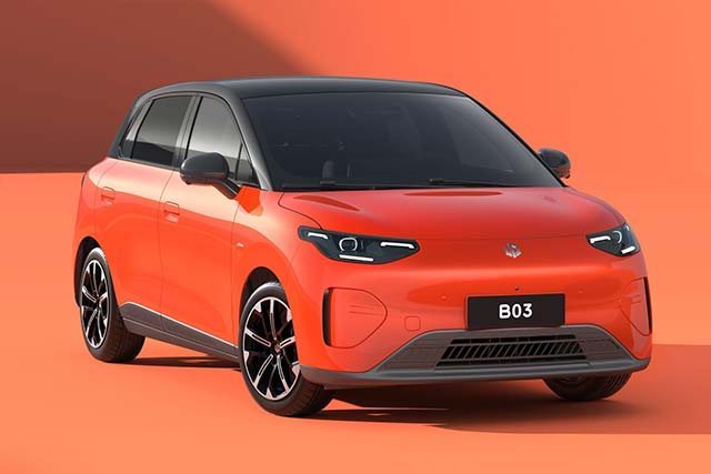 Leapmotor reveals B03 electric hatchback