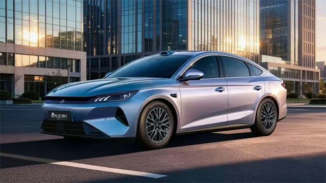BYD launches Qin Plus DM-i plug-in hybrid sedan in China